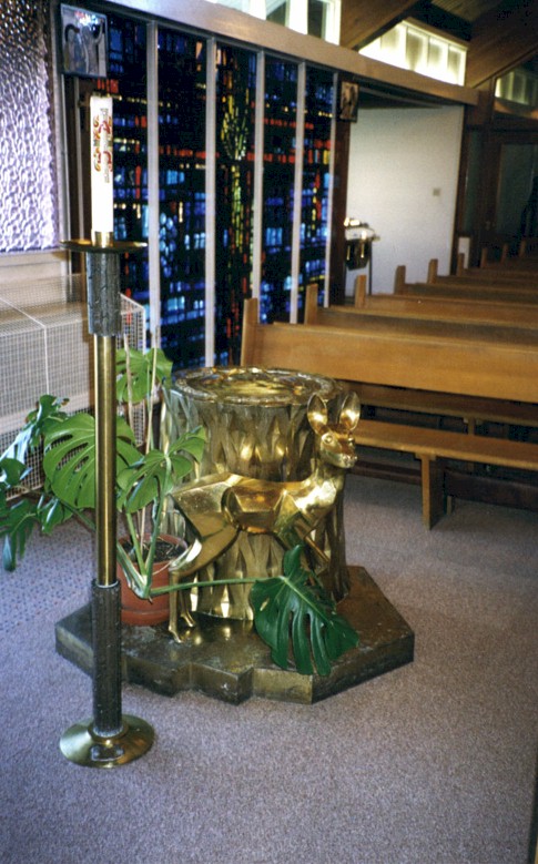 Baptismal font